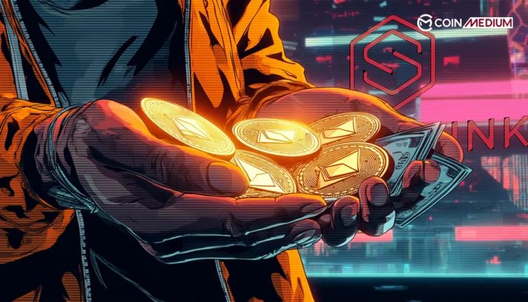 Hands holding coins and cash