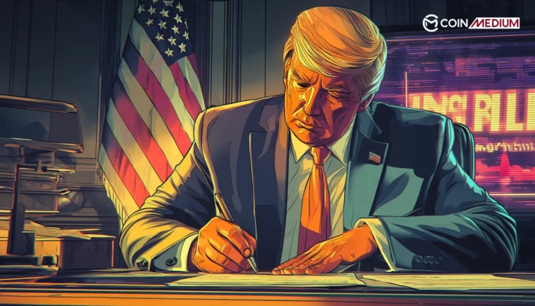 Signing stablecoin bill into law.