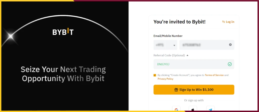 landing page bybit exchange