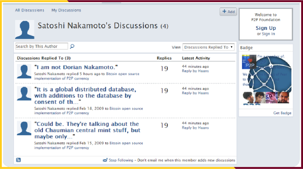 satoshi saying that he is not dorian nakamoto