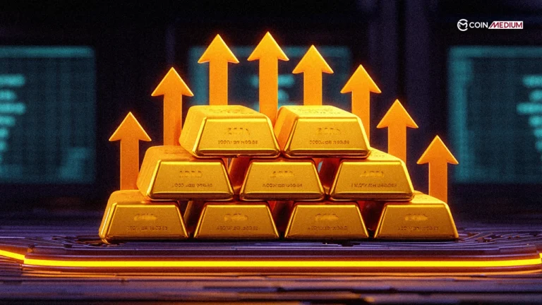 gold marketcap going up