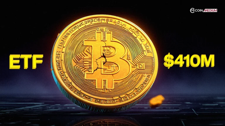 bitcoin etf bleed 410m