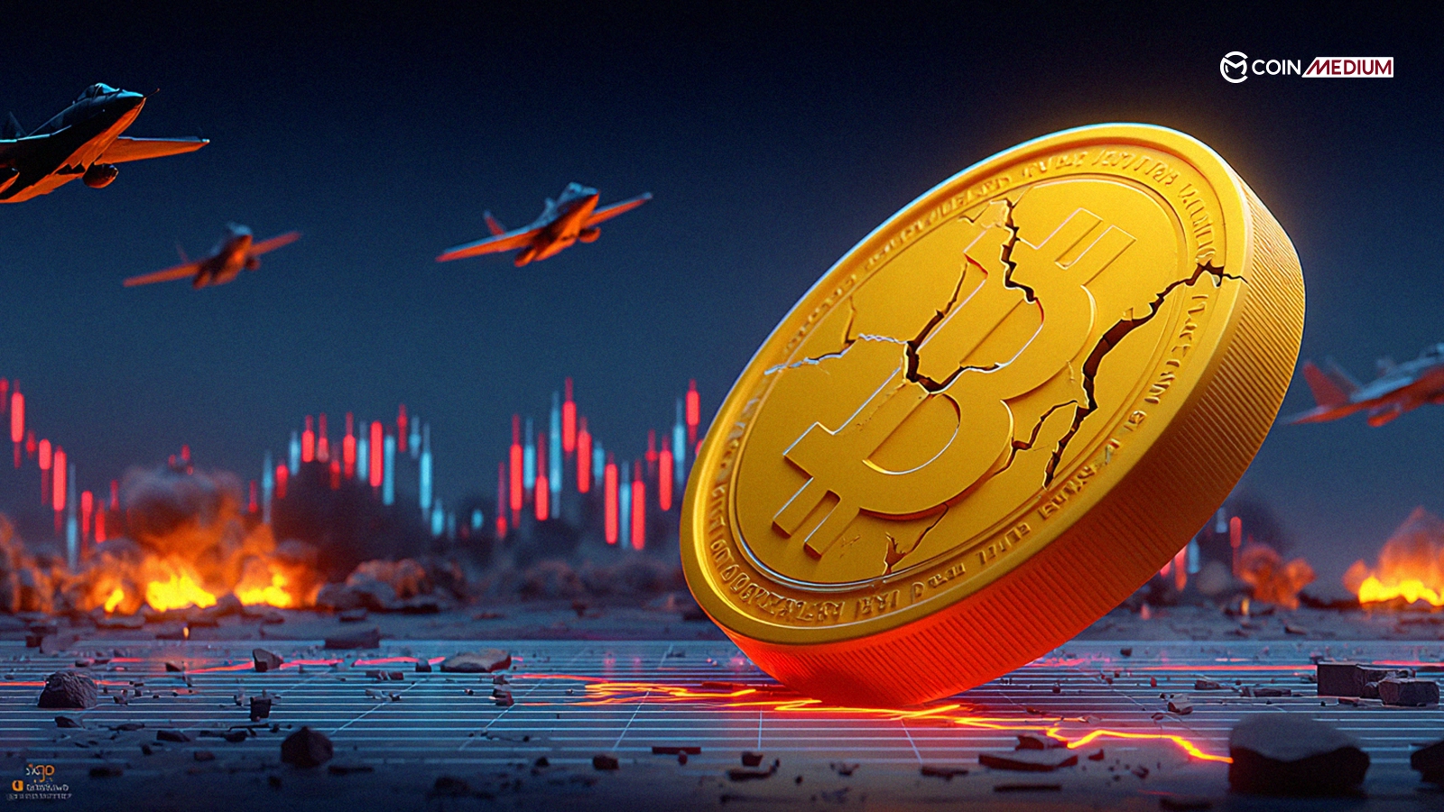 Bitcoin price drops toward $63,000 following U.S. and Israel strikes on Iran, highlighting crypto market volatility amid rising Middle East tensions.